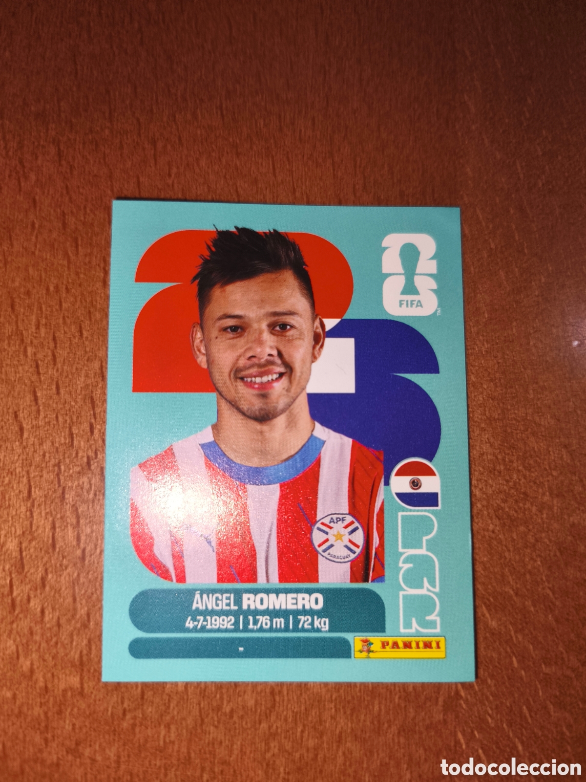 Fu&szlig;ball-Sticker: PAR19 &Aacute;ngel Romero Fifa World Cup 2026 Paraguay