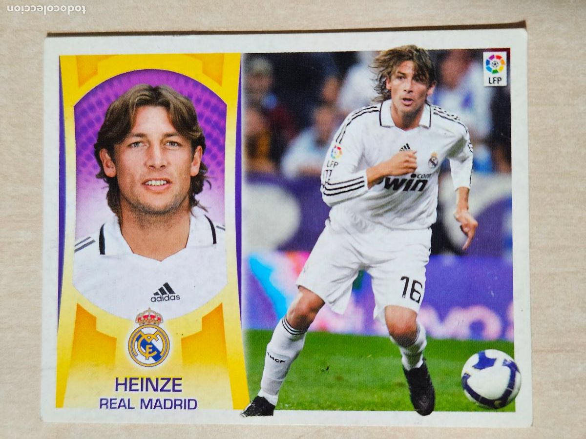 Fu&szlig;ball-Sticker: EDICIONES ESTE 2009 10 BAJA heinze CROMO NUEVO SIN PEGAR