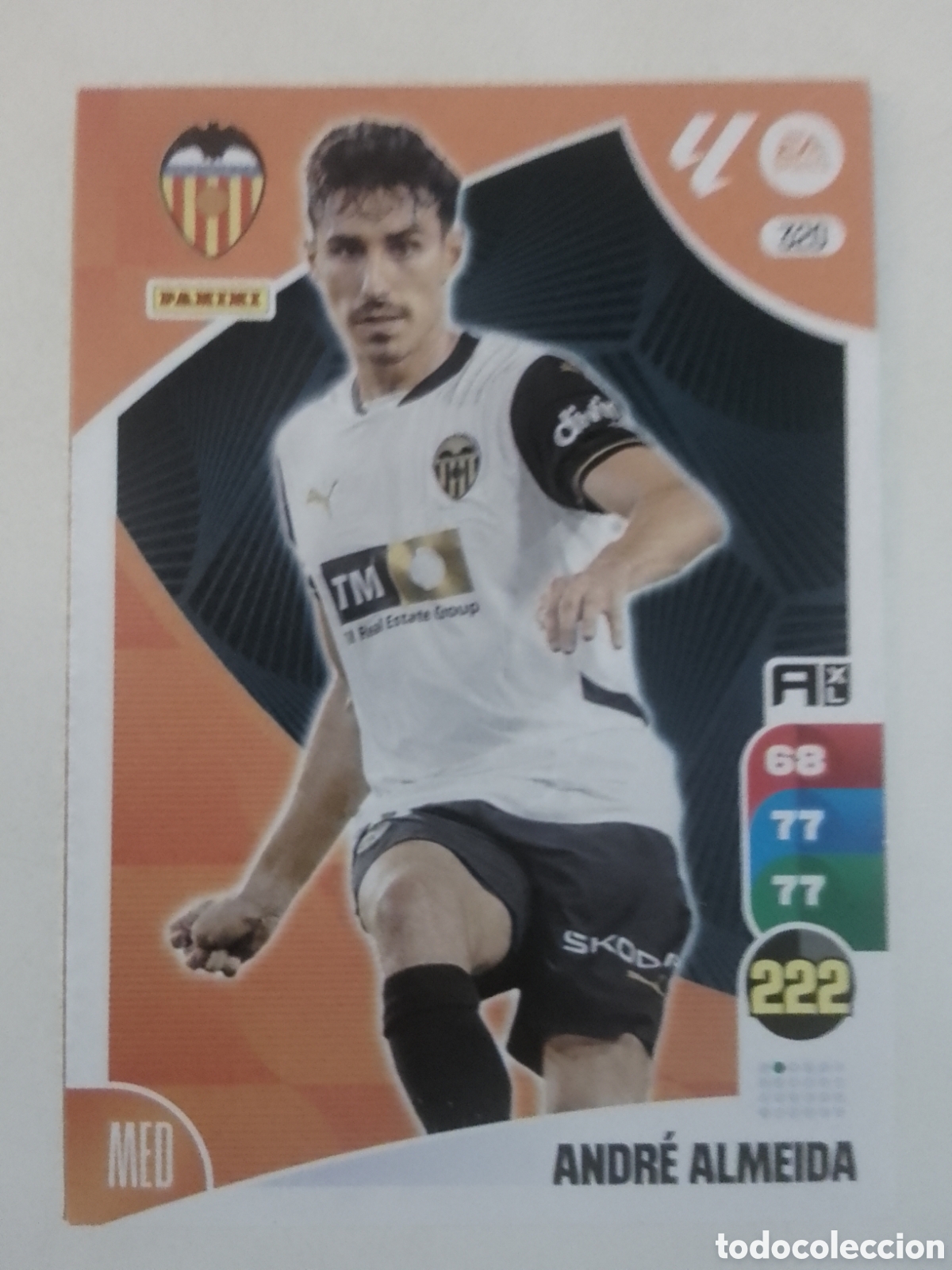 Fu&szlig;ball-Sticker: Adrenalyn XL 2024-25 n&deg; 320 Andr&eacute; Almeida &bull; Valencia.