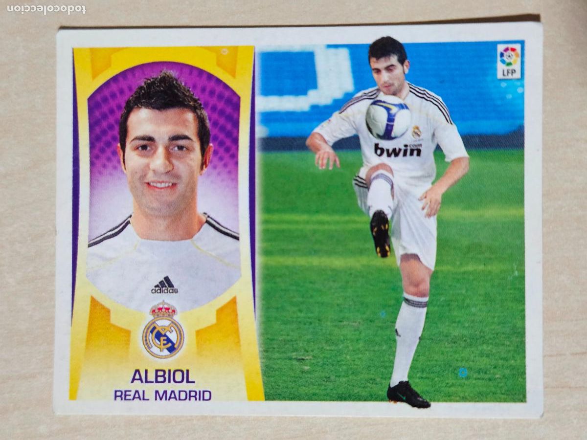 Fu&szlig;ball-Sticker: VERSION - ALBIOL - REAL MADRID - ESTE 2009 10 CROMO SIN PEGAR