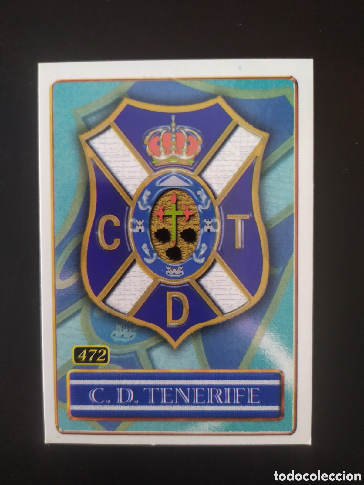 Figurine di Calcio: Mundicromo fichas liga 2000 2001 00 01 escudo n&deg; 472 Tenerife