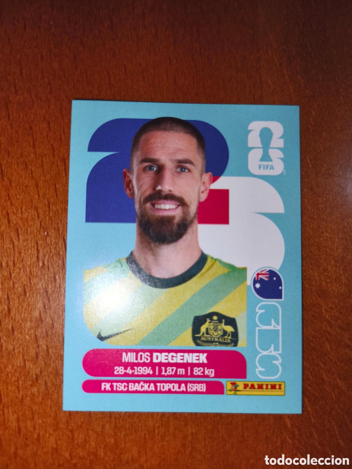 Cromos de F&uacute;tbol: AUS10 Milos Degenek Fifa World Cup 2026 Australia