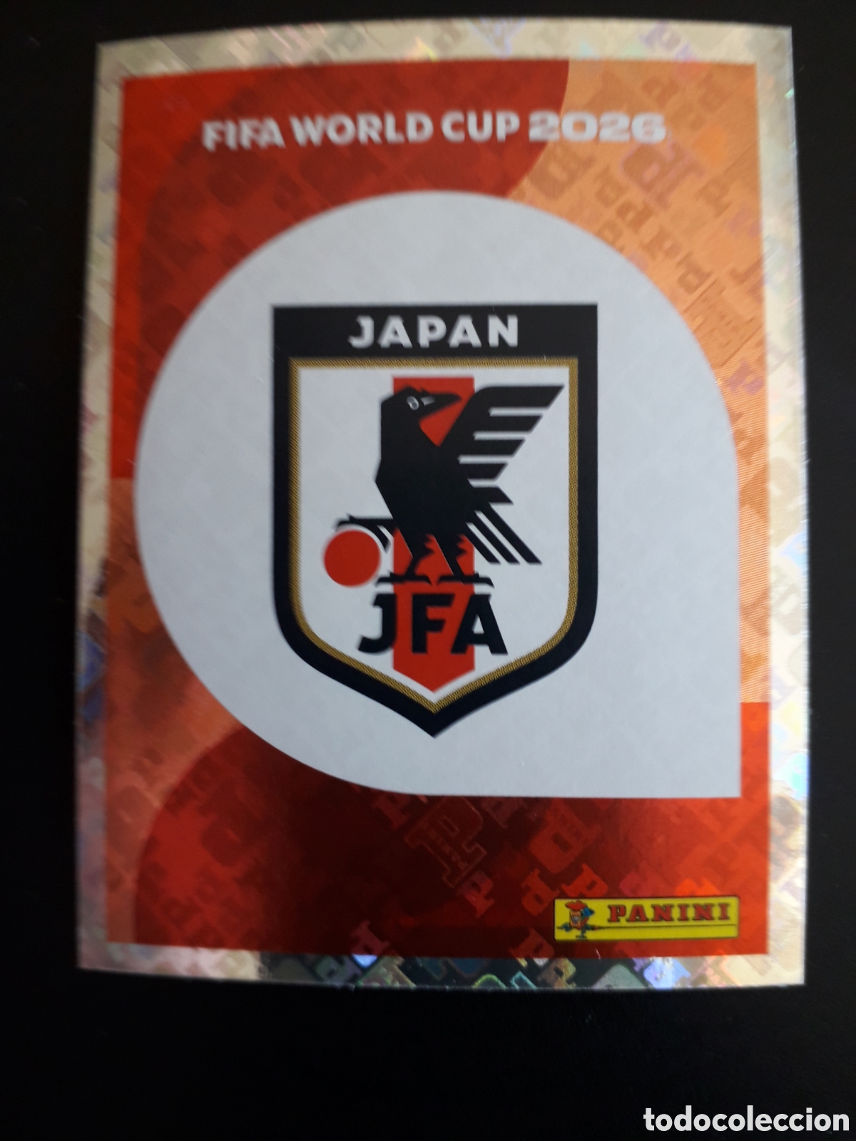 Cromos de F&uacute;tbol: ESCUDO JAP&Oacute;N JPN 1 MUNDIAL F&Uacute;TBOL 2026 FIFA WORLD CUP PANINI SIN PEGAR PEDIDO M&Iacute;NIMO 3&euro;.