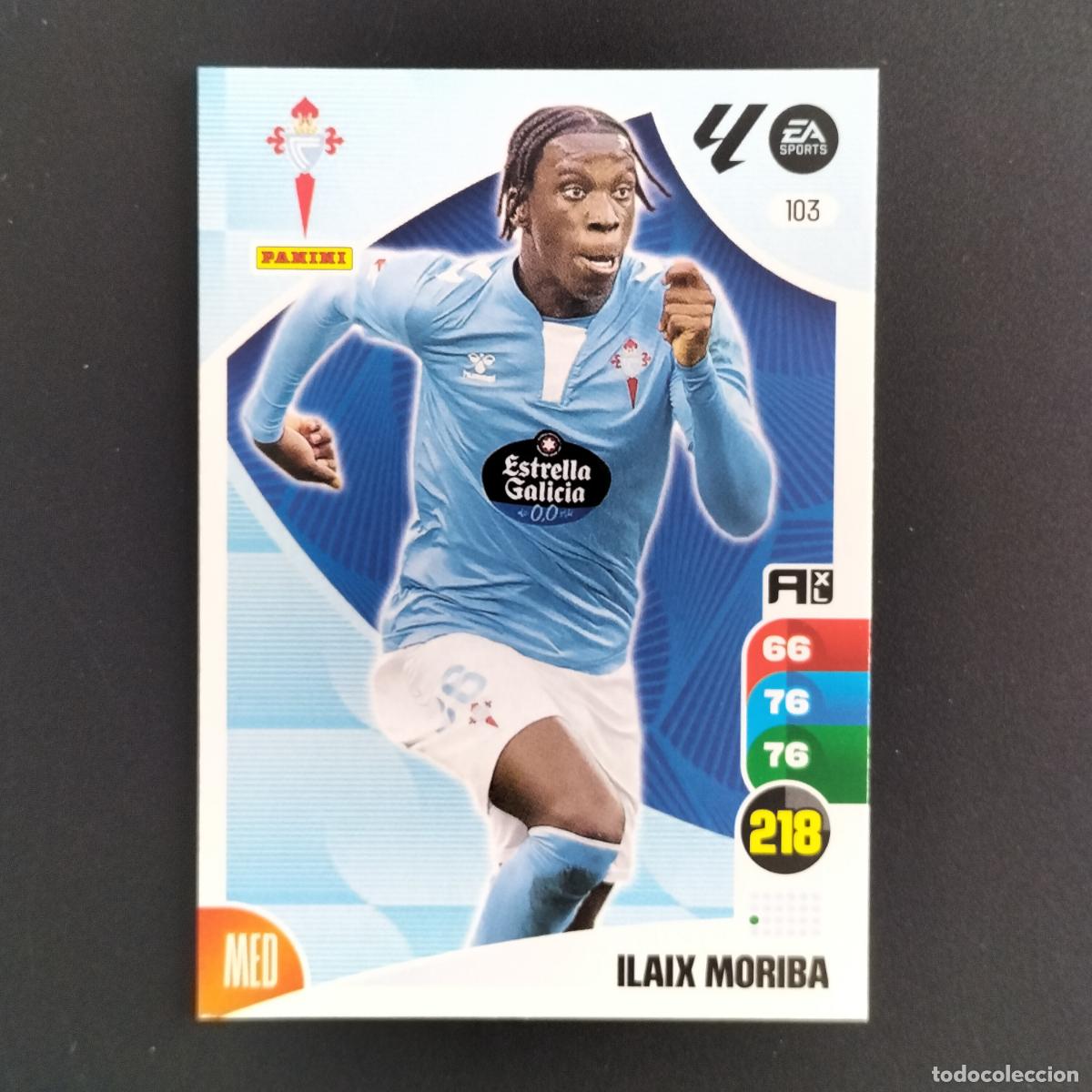 Cromos de F&uacute;tbol: 103 ILAIX MORIBA CELTA VIGO CROMOS ADRENALYN XL LALIGA CARD 2024 2025 24 25 PANINI