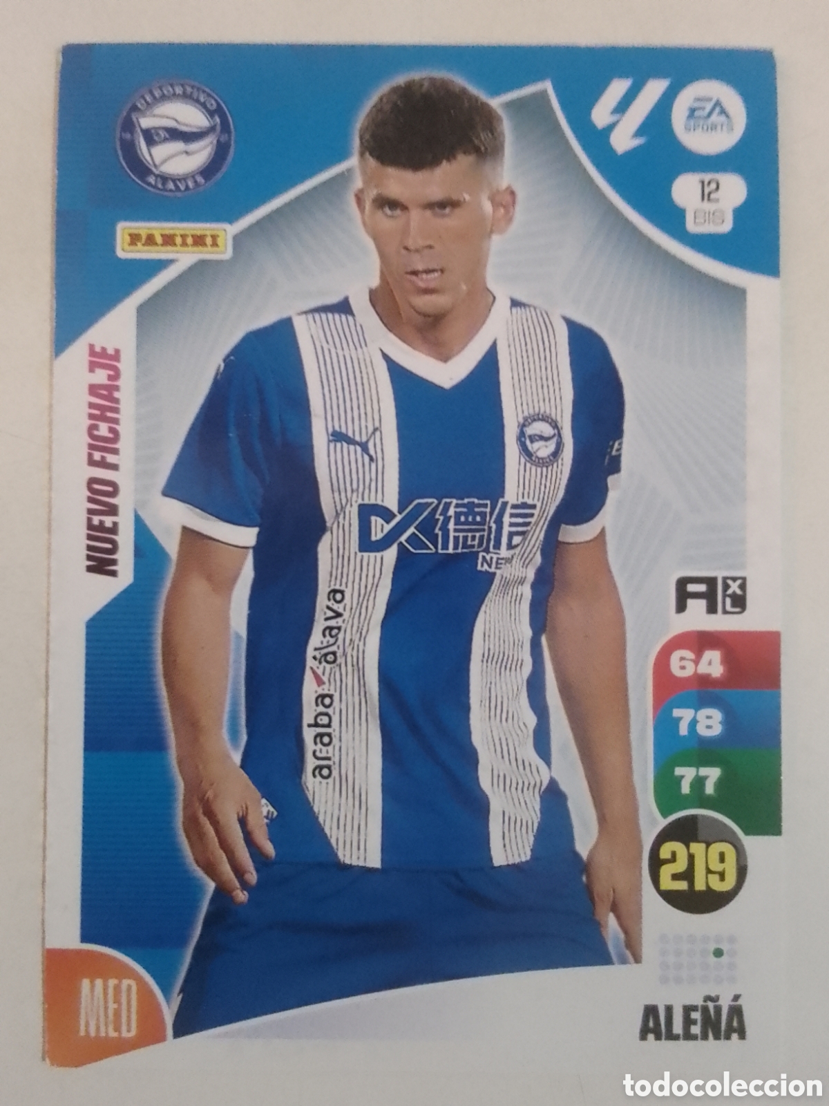 Cromos de F&uacute;tbol: Adrenalyn XL 2024-25 n&deg; 12 BIS Ale&ntilde;a &bull; Alav&eacute;s. NUEVO FICHAJE.