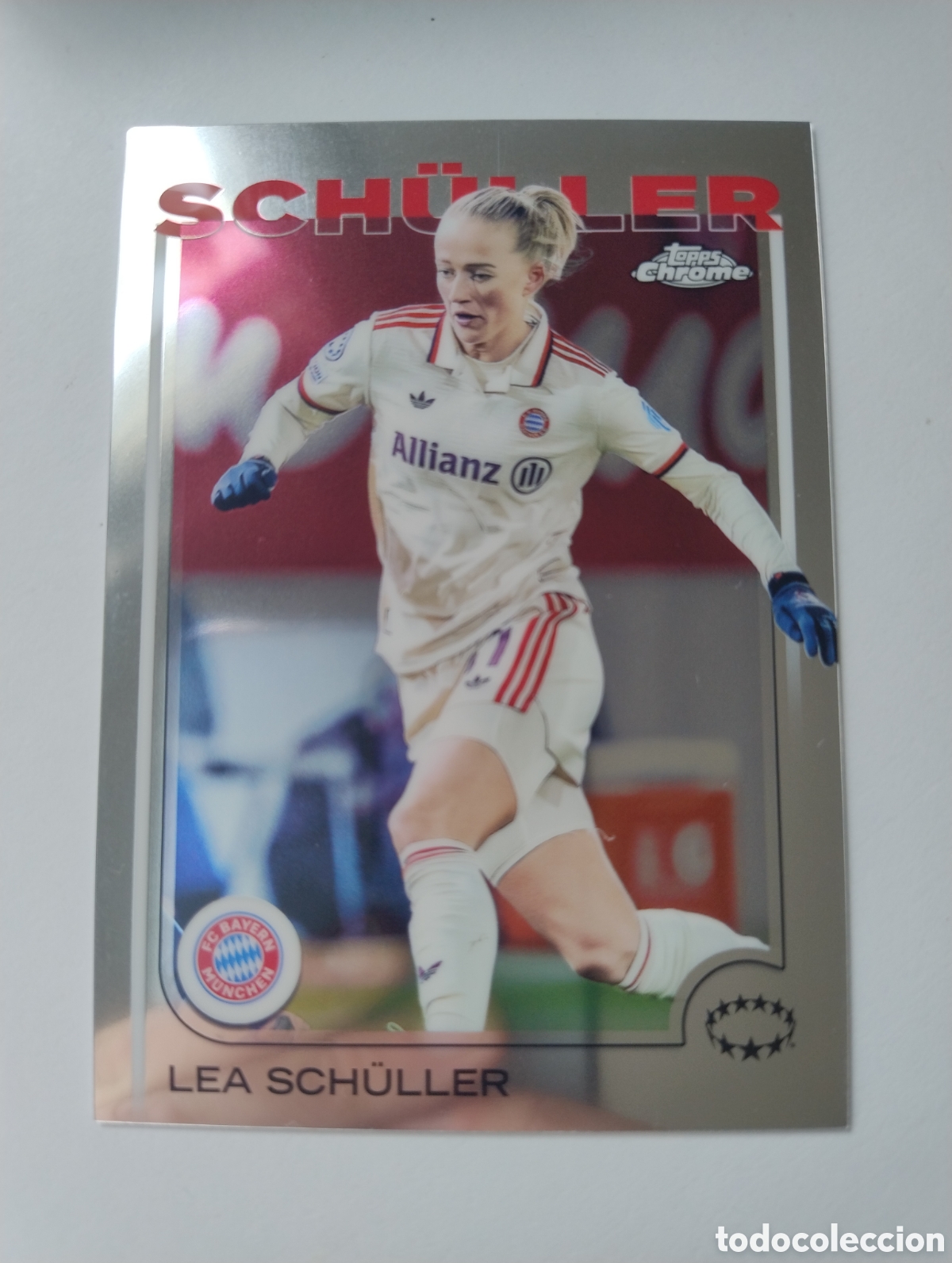 Cromos de F&uacute;tbol: 97 - Lea Schuller - Bayern Munich - Topps UCC Chrome Femenino 2024 - 2025