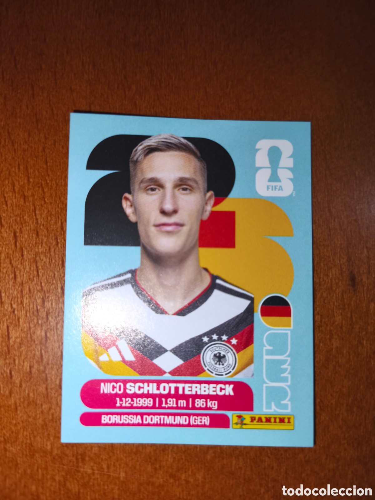 Cromos de F&uacute;tbol: GER5 Nico Schlotterbeck Fifa World Cup 2026 Alemania