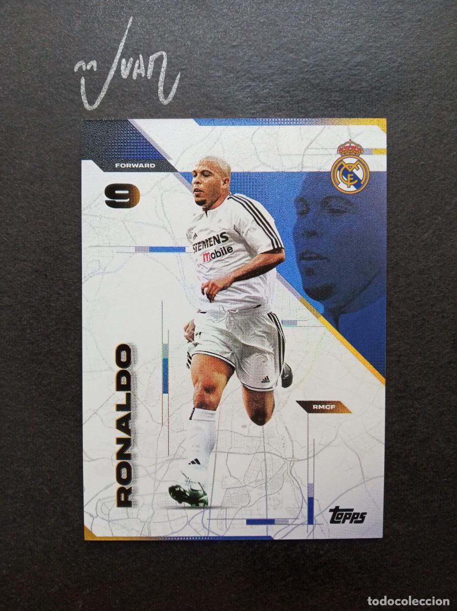 Cromos de F&uacute;tbol: MM-14 MODERN RONALDO NAZARIO 9 BRASIL ⚽ TOPPS &reg; LOS BLANCOS REAL MADRID 2025 2026 LIGA 25 26 NUEVO