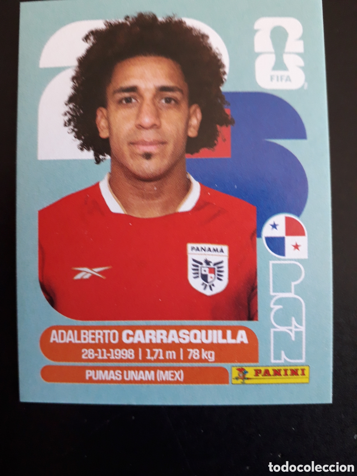 Cromos de F&uacute;tbol: CARRASQUILLA PANAM&Aacute; PAN 12 MUNDIAL F&Uacute;TBOL 2026 FIFA WORLD CUP PANINI SIN PEGAR PEDIDO M&Iacute;NIMO 3&euro;