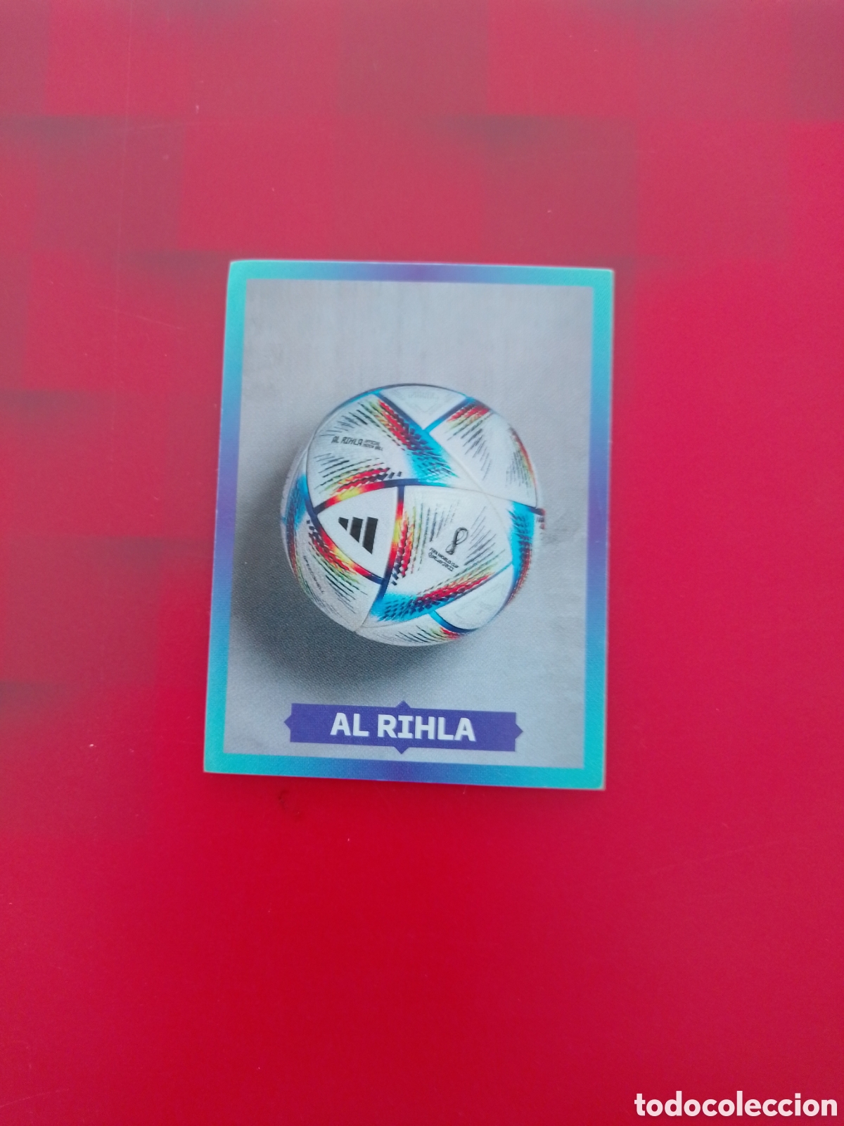 Cromos de F&uacute;tbol: CROMO NUMERO FWC 18 BALON OFICIAL AL RIHLA. MUNDIAL QATAR 2022. PANINI.
