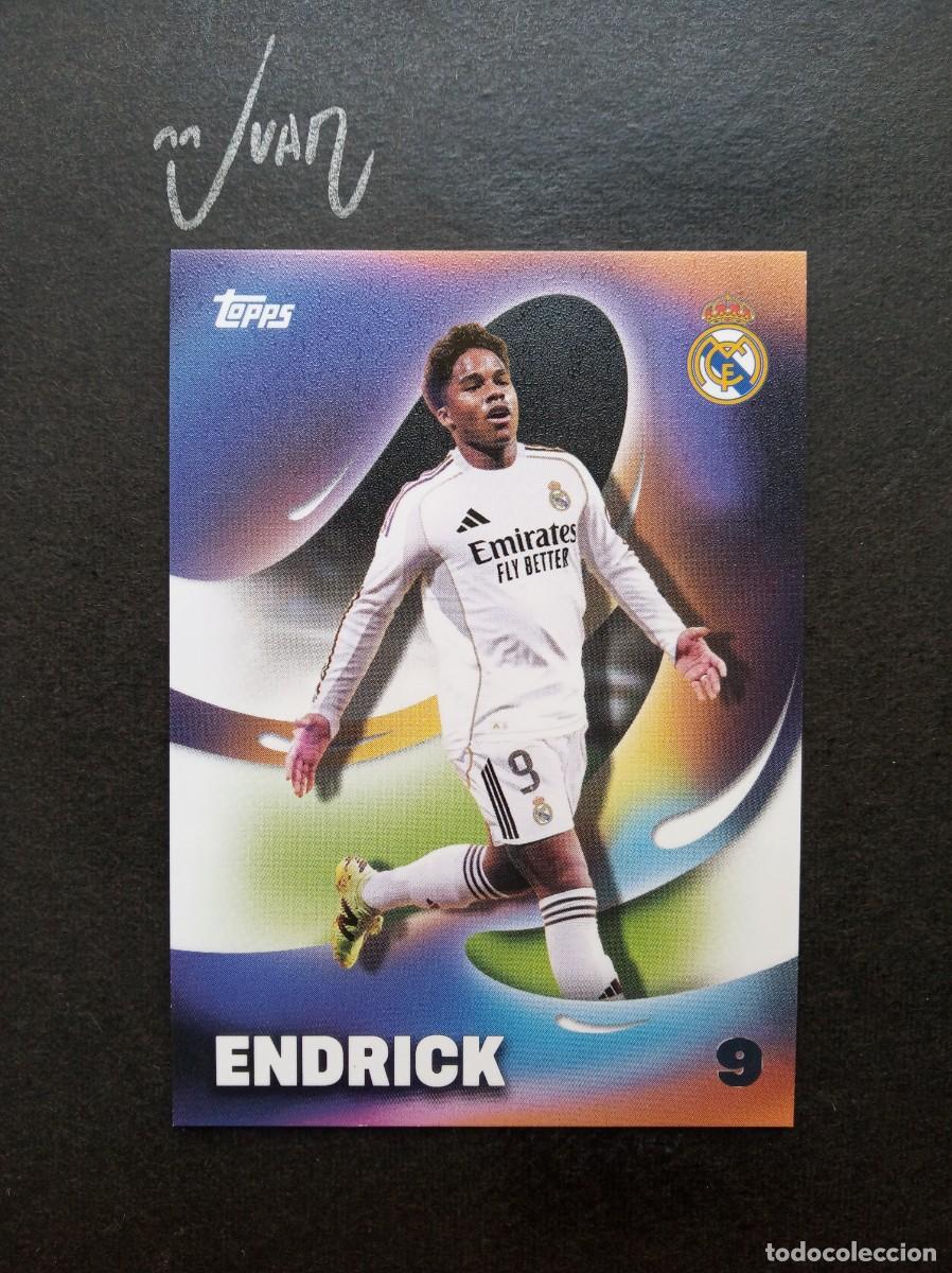 Cromos de F&uacute;tbol: N&ordm; 34 FUTURO ENDRICK BRASIL ⚽ TOPPS &reg; LOS BLANCOS REAL MADRID 2025 2026 LIGA 25 26 NUEVO