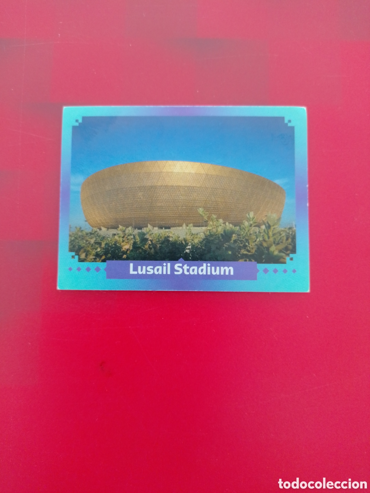 Cromos de F&uacute;tbol: CROMO NUMERO FWC 16 LUSAIL STADIUM. MUNDIAL QATAR 2022. PANINI.
