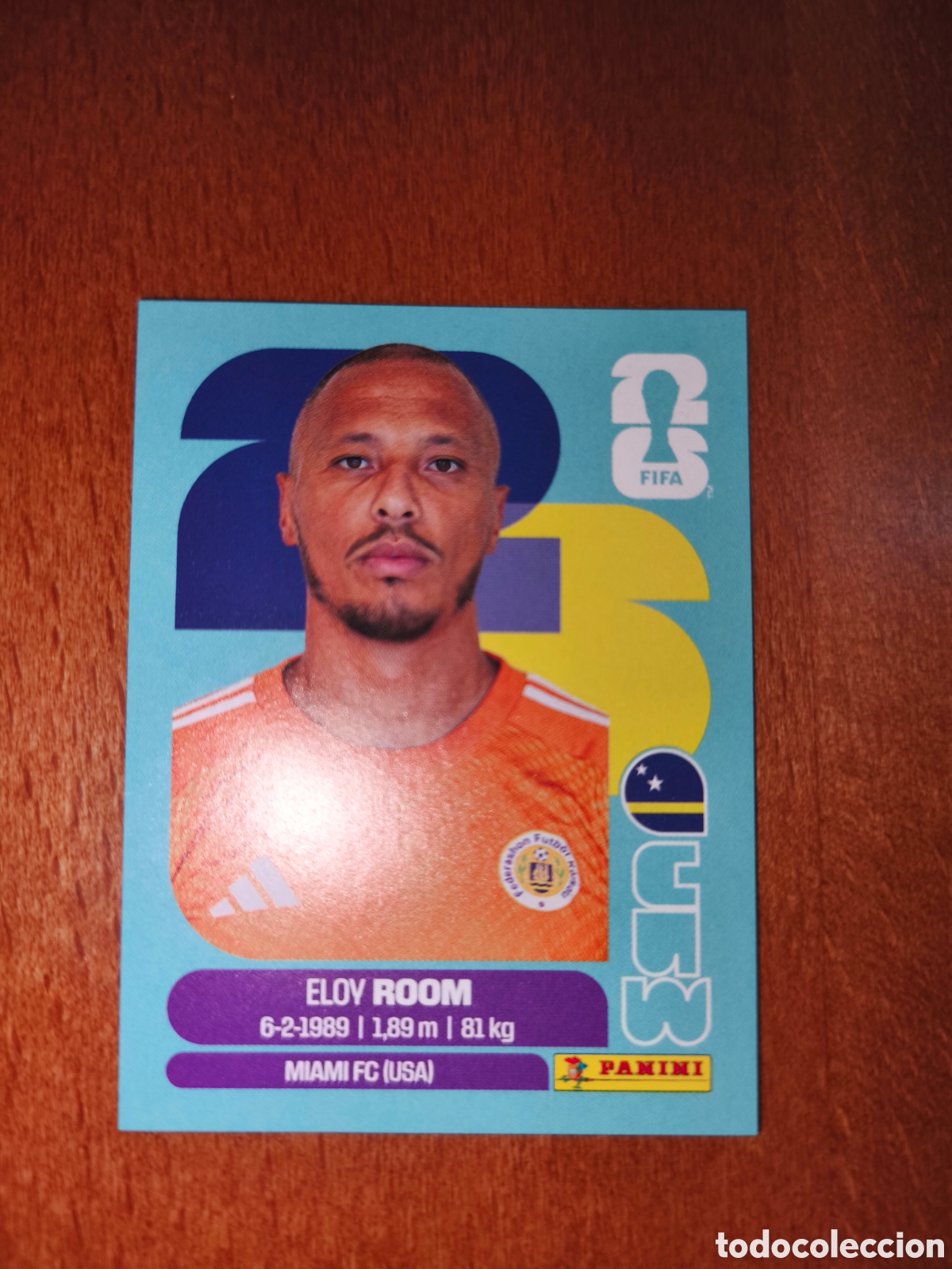 Cromos de F&uacute;tbol: CUW2 Eloy Room Fifa World Cup 2026 Cura&ccedil;ao