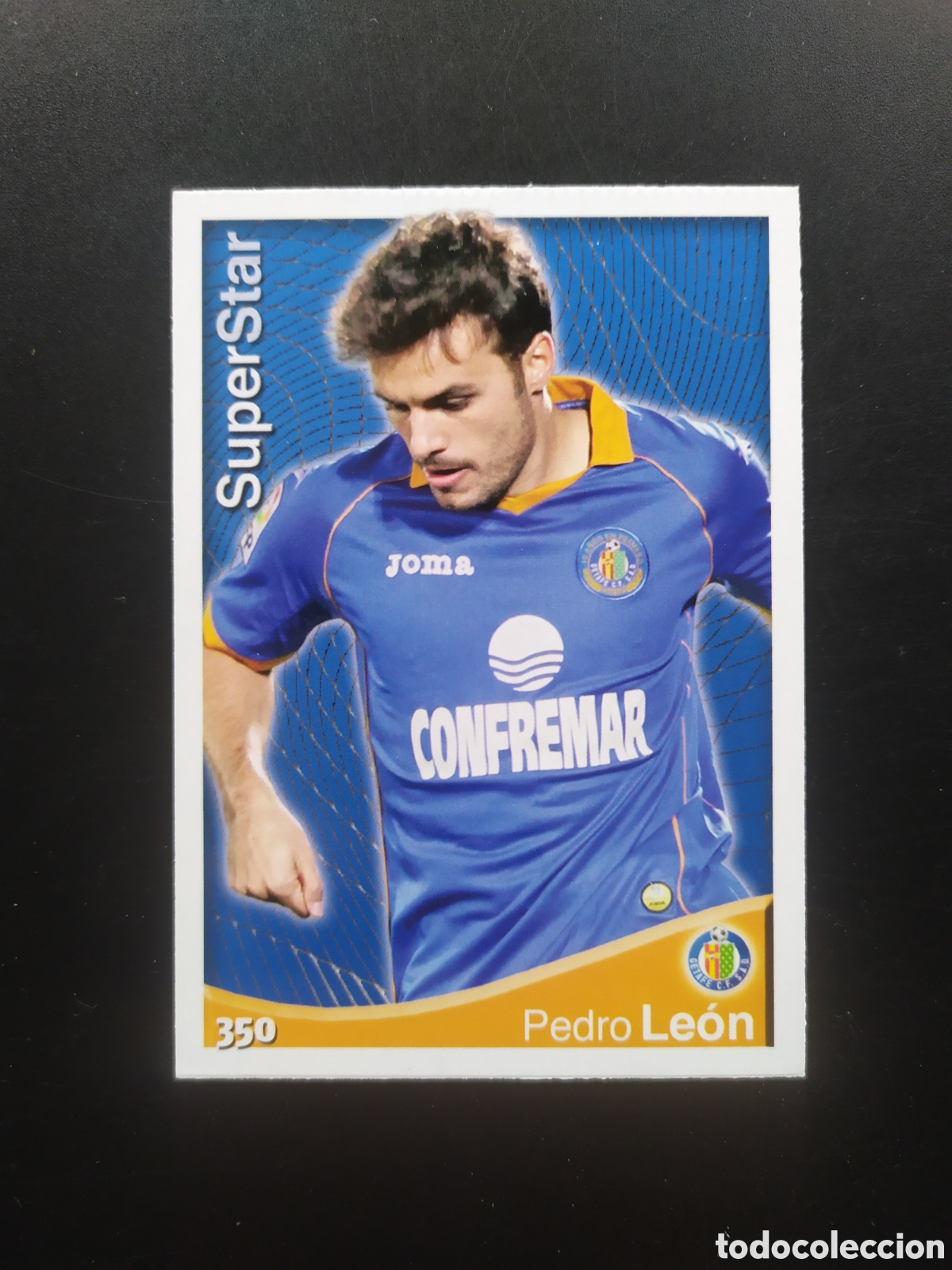 Cromos de F&uacute;tbol: Mundicromo fichas Liga 2014 2015 14 15 Pedro Le&oacute;n superstar n&deg; 350 Getafe