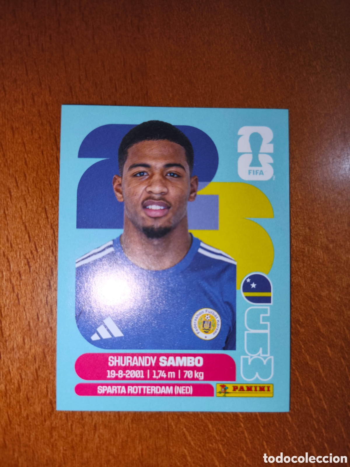 Cromos de F&uacute;tbol: CUW8 Shurandy Sambo Fifa World Cup 2026 Cura&ccedil;ao