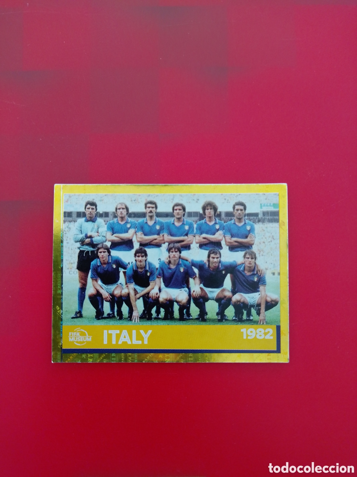 Cromos de F&uacute;tbol: CROMO NUMERO FWC 25 ITALIA CAMPE&Oacute;N 1982. MUNDIAL QATAR 2022. PANINI.