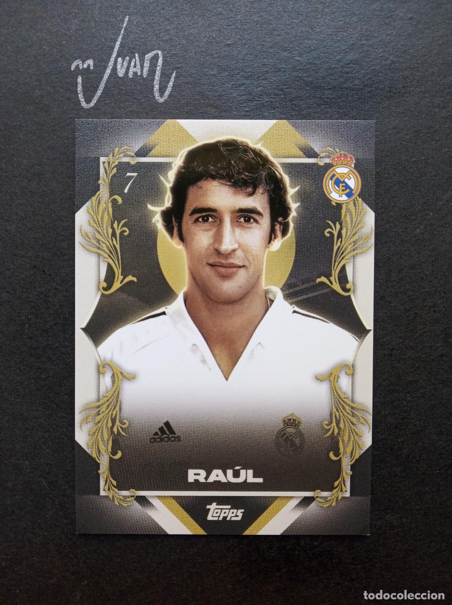 Cromos de Futebol: N&ordm; 45 POSERS RAUL ESPA&Ntilde;A ⚽ TOPPS &reg; LOS BLANCOS CHAMPIONS REAL MADRID 2025 2026 LIGA 25 26 NUEVO
