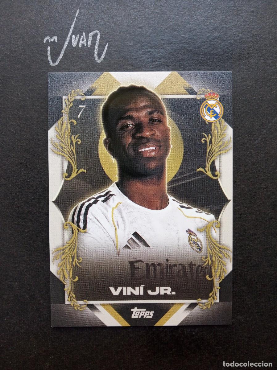 Cromos de Futebol: N&ordm; 47 POSERS VINI JR BRASIL ⚽ TOPPS &reg; LOS BLANCOS CHAMPIONS REAL MADRID 2025 2026 LIGA 25 26 NUEVO