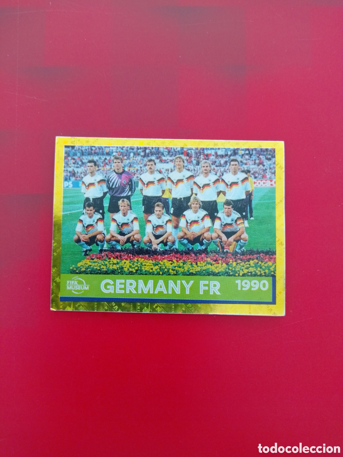 Cromos de F&uacute;tbol: CROMO NUMERO FWC 26 ALEMANIA CAMPE&Oacute;N 1990. MUNDIAL QATAR 2022. PANINI.