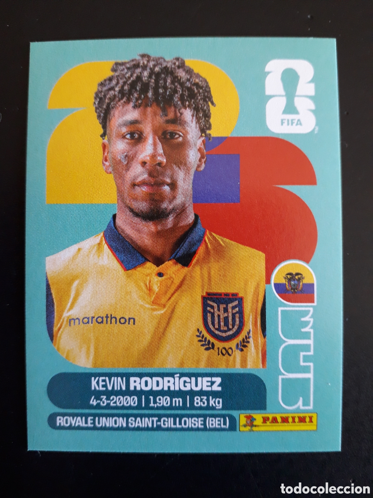 Cromos de F&uacute;tbol: RODR&Iacute;GUEZ ECUADOR ECU 19 MUNDIAL F&Uacute;TBOL 2026 FIFA WORLD CUP PANINI SIN PEGAR PEDIDO M&Iacute;NIMO 3&euro;.