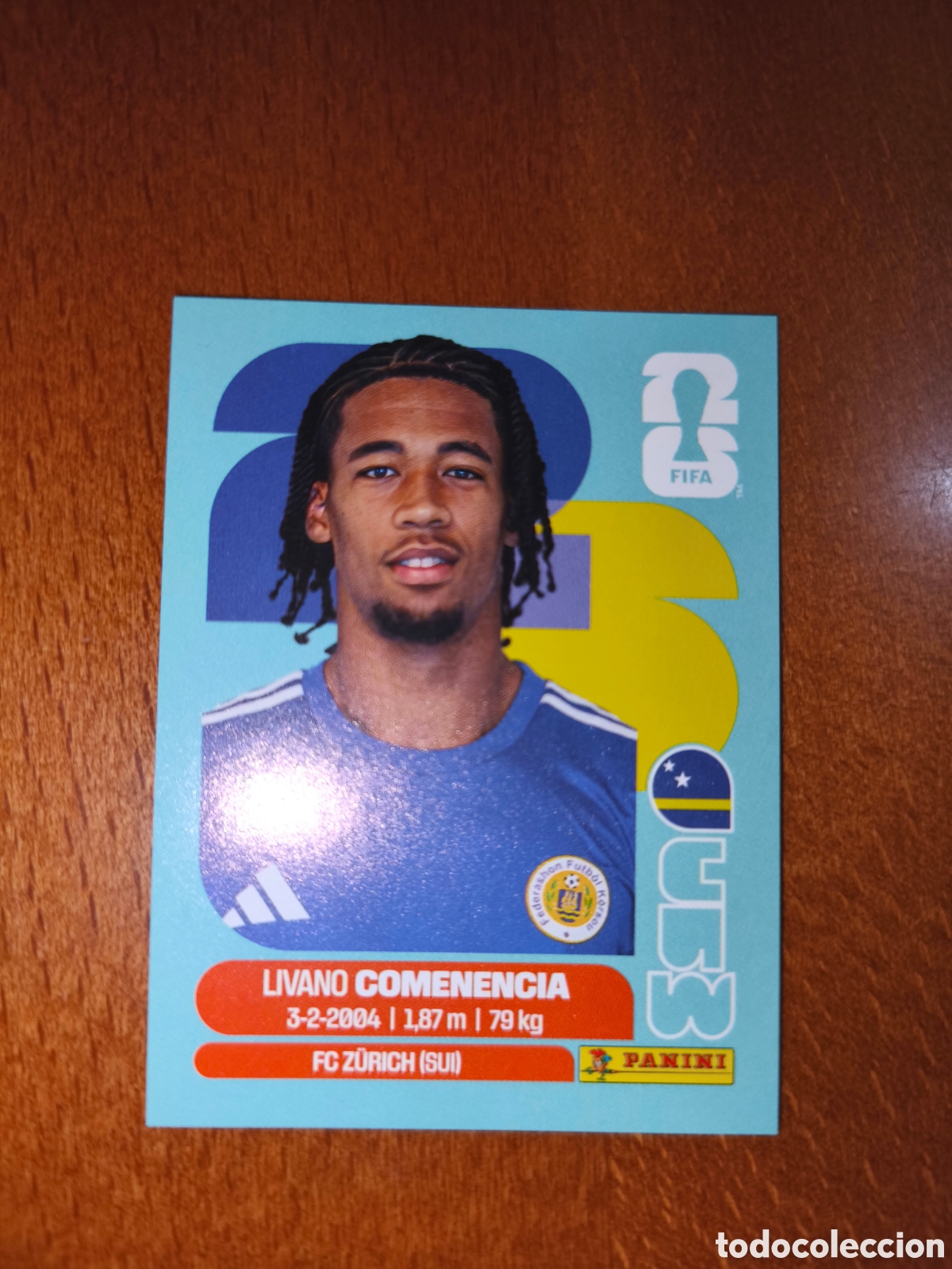 Cromos de F&uacute;tbol: CUW9 Livano Comenencia Fifa World Cup 2026 Cura&ccedil;ao