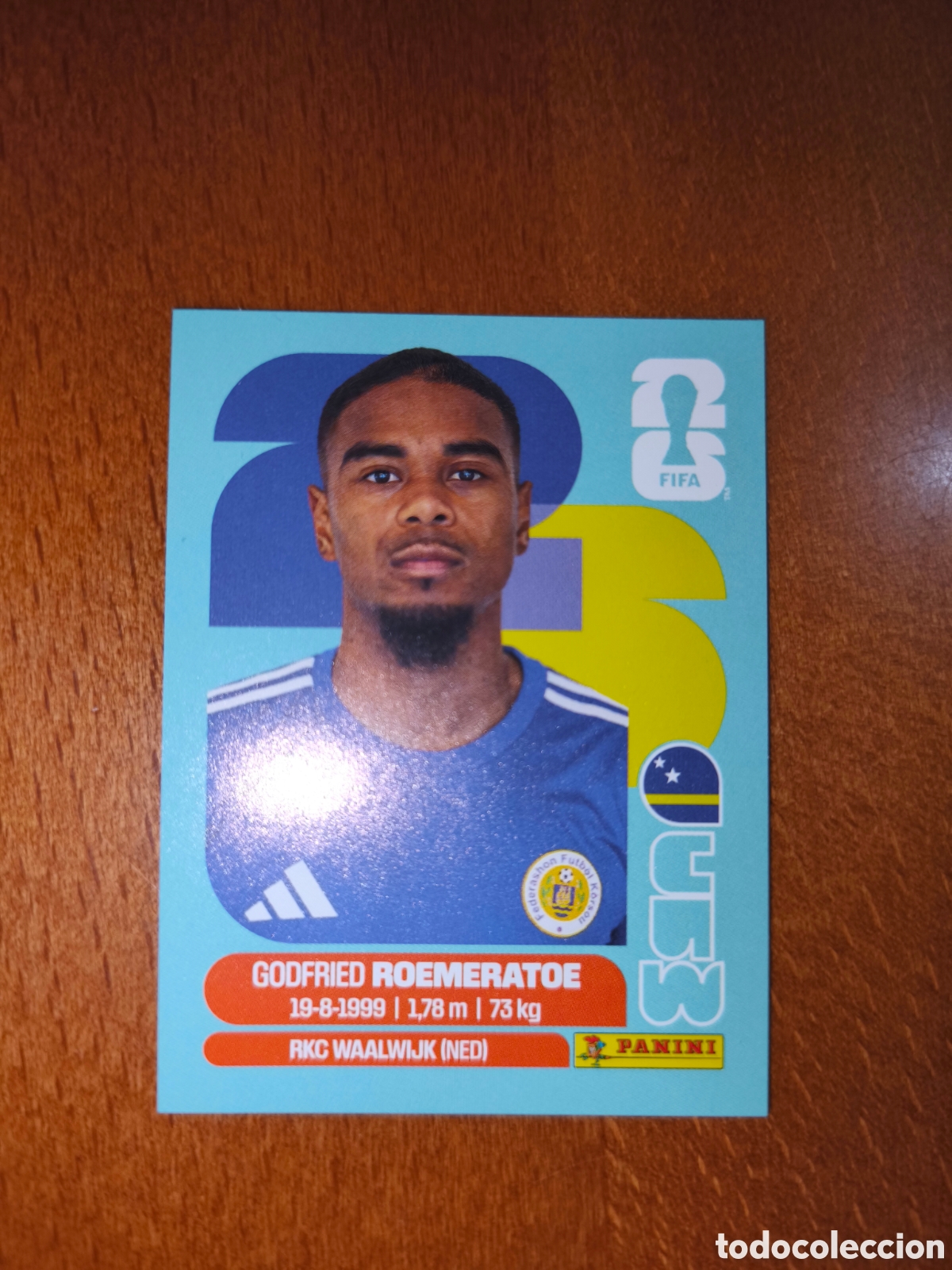 Cromos de F&uacute;tbol: CUW10 Godfried Roemeratoe Fifa World Cup 2026 Cura&ccedil;ao