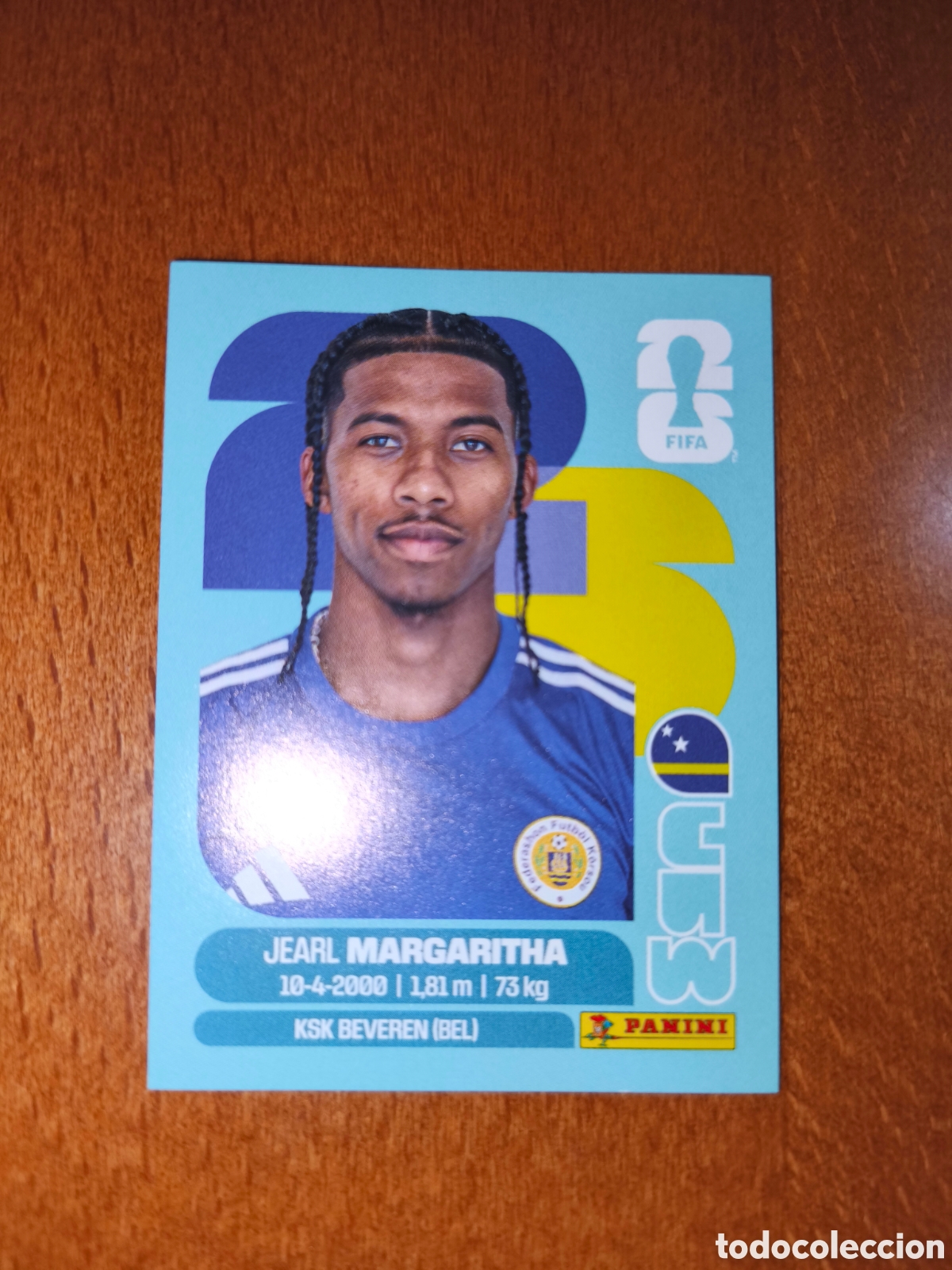 Cromos de F&uacute;tbol: CUW16 Jearl Margaritha Fifa World Cup 2026 Cura&ccedil;ao