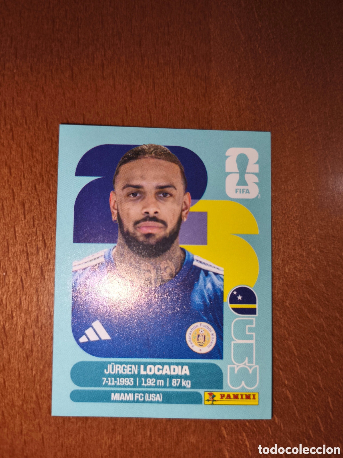 Cromos de F&uacute;tbol: CUW17 Jurgen Locadia Fifa World Cup 2026 Cura&ccedil;ao
