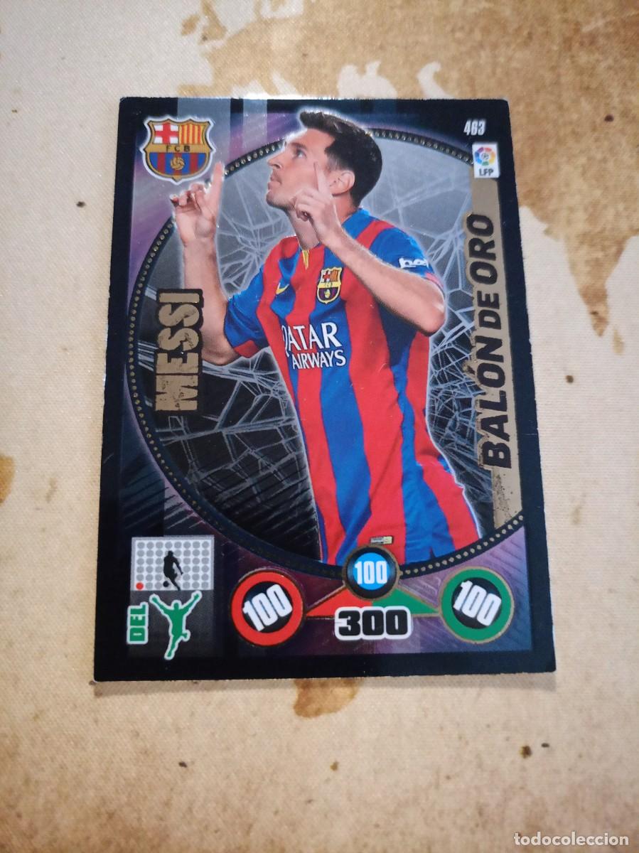 Cromos de F&uacute;tbol: Bal&oacute;n de oro 463 MESSI Adrenalyn 2014-15