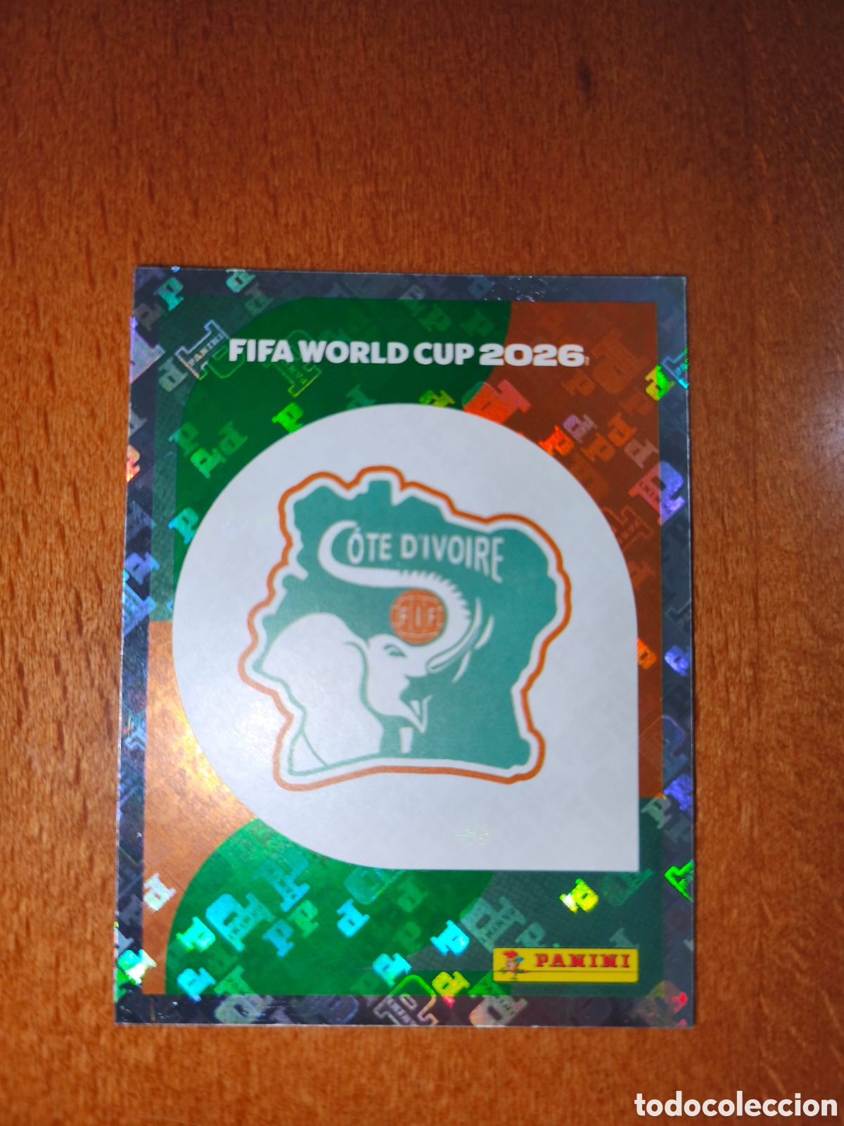 Cromos de F&uacute;tbol: CIV1 Escudo Fifa World Cup 2026 Costa de Marfil