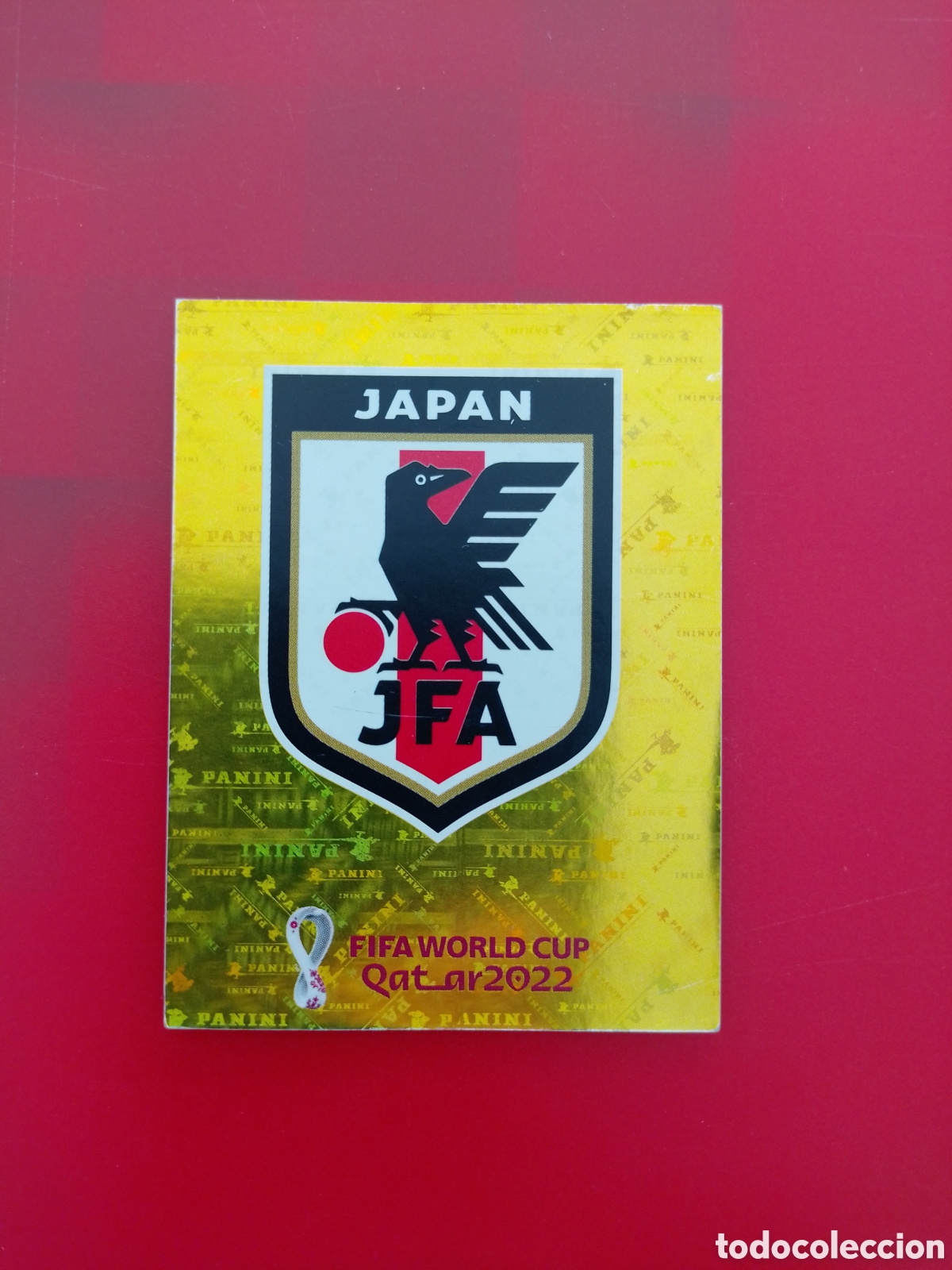Cromos de F&uacute;tbol: CROMO NUMERO 2 ESCUDO JAPON. MUNDIAL QATAR 2022. PANINI.
