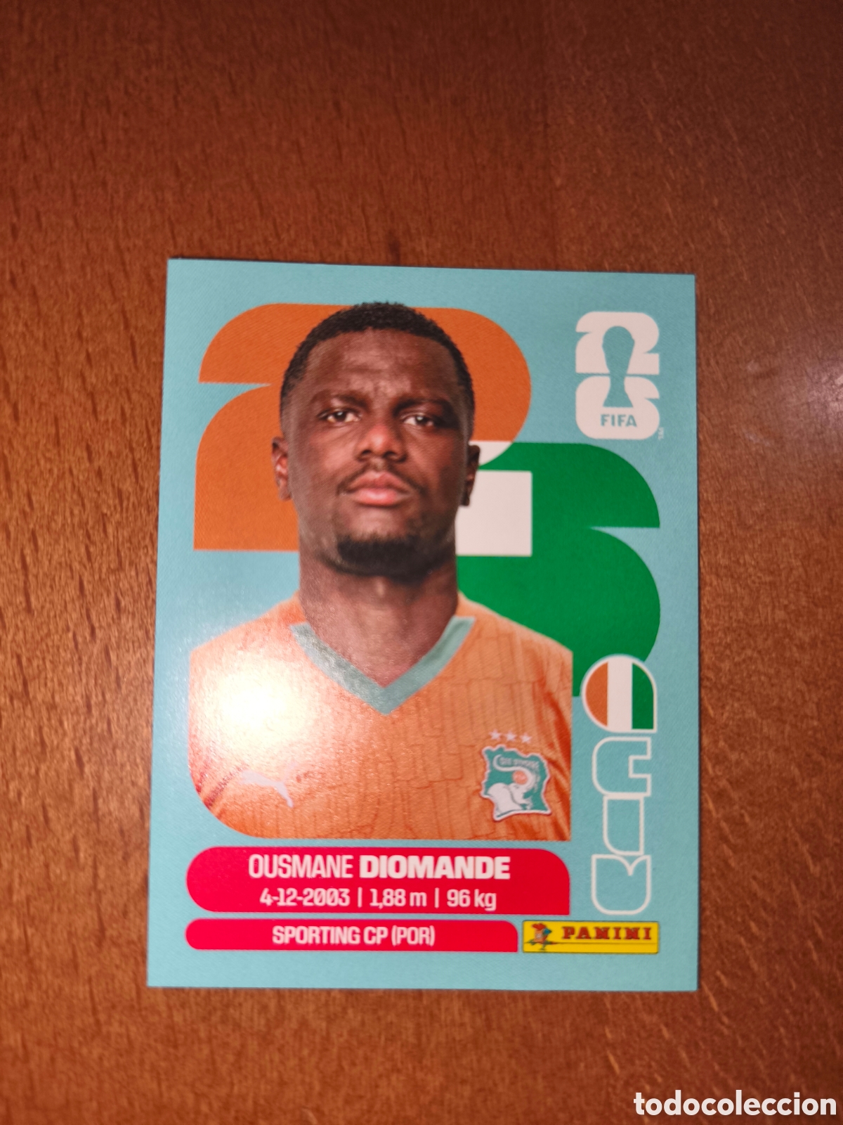 Cartes &agrave; collectionner de Football: CIV9 Ousmane Diomande Fifa World Cup 2026 Costa de Marfil