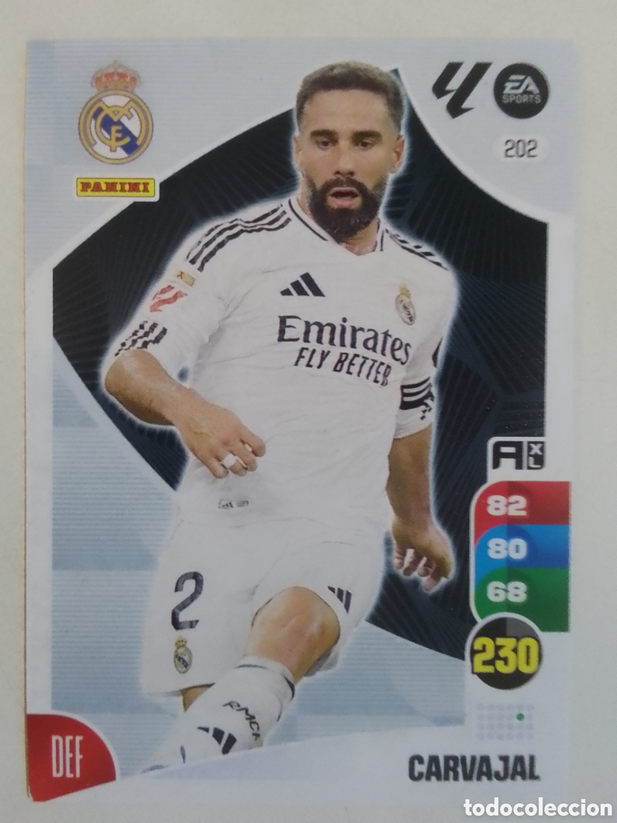 Cartes &agrave; collectionner de Football: Adrenalyn XL 2024-25 n&deg; 202 Carvajal &bull; Real Madrid.