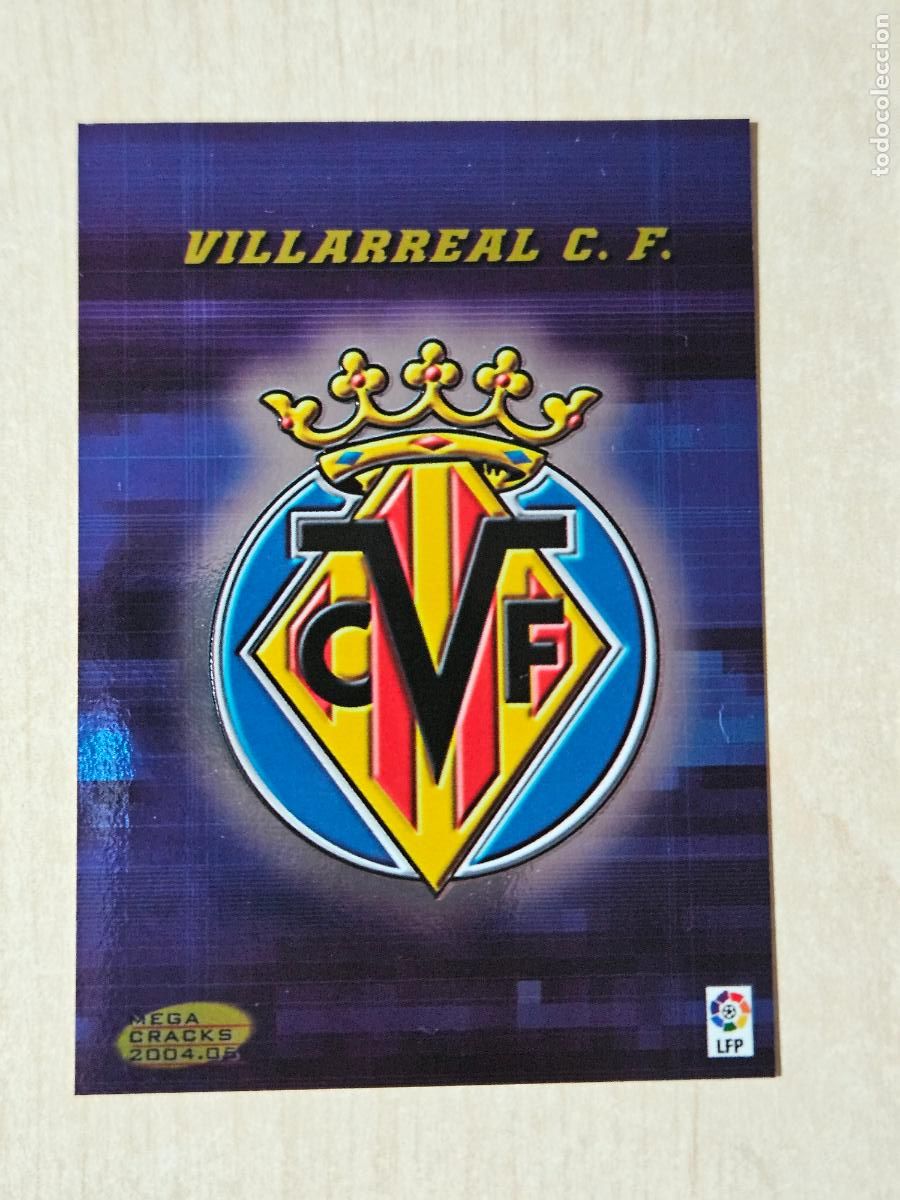 Cartes &agrave; collectionner de Football: CROMO N&ordm; 325 ESCUDO - MEGACRACKS 2004 05 - VILLARREAL