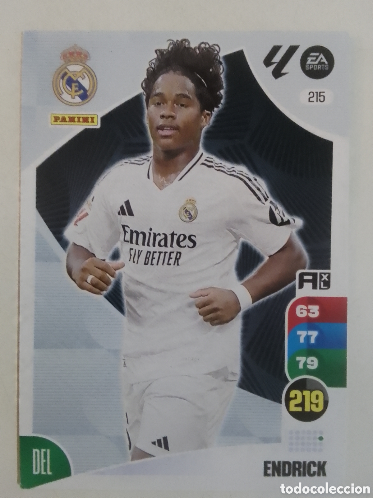 Cartes &agrave; collectionner de Football: Adrenalyn XL 2024-25 n&deg; 215 Endrick &bull; Real Madrid.