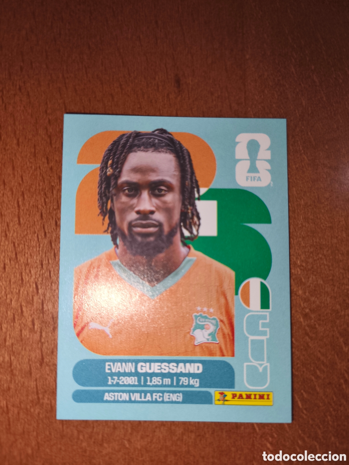 Cartes &agrave; collectionner de Football: CIV19 Evann Guessand Fifa World Cup 2026 Costa de Marfil