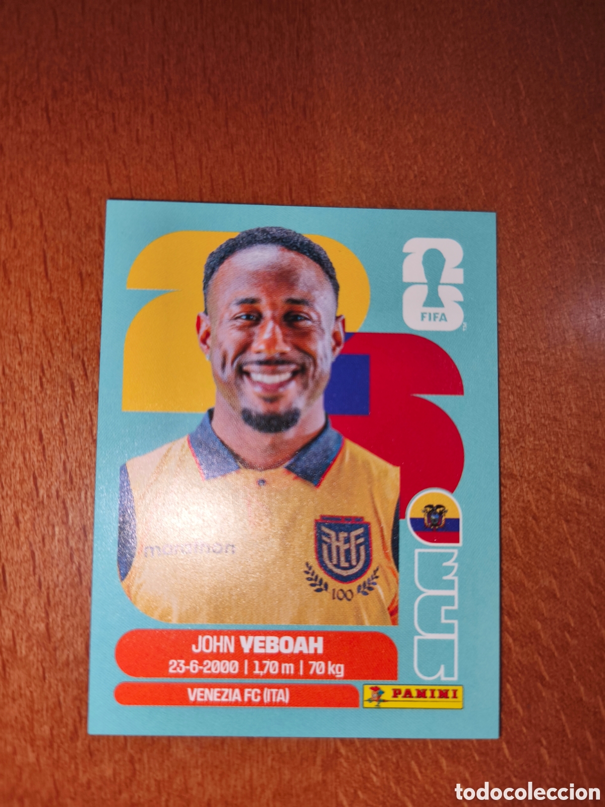 Cromos de F&uacute;tbol: ECU14 John Yeboah Fifa World Cup 2026 Ecuador