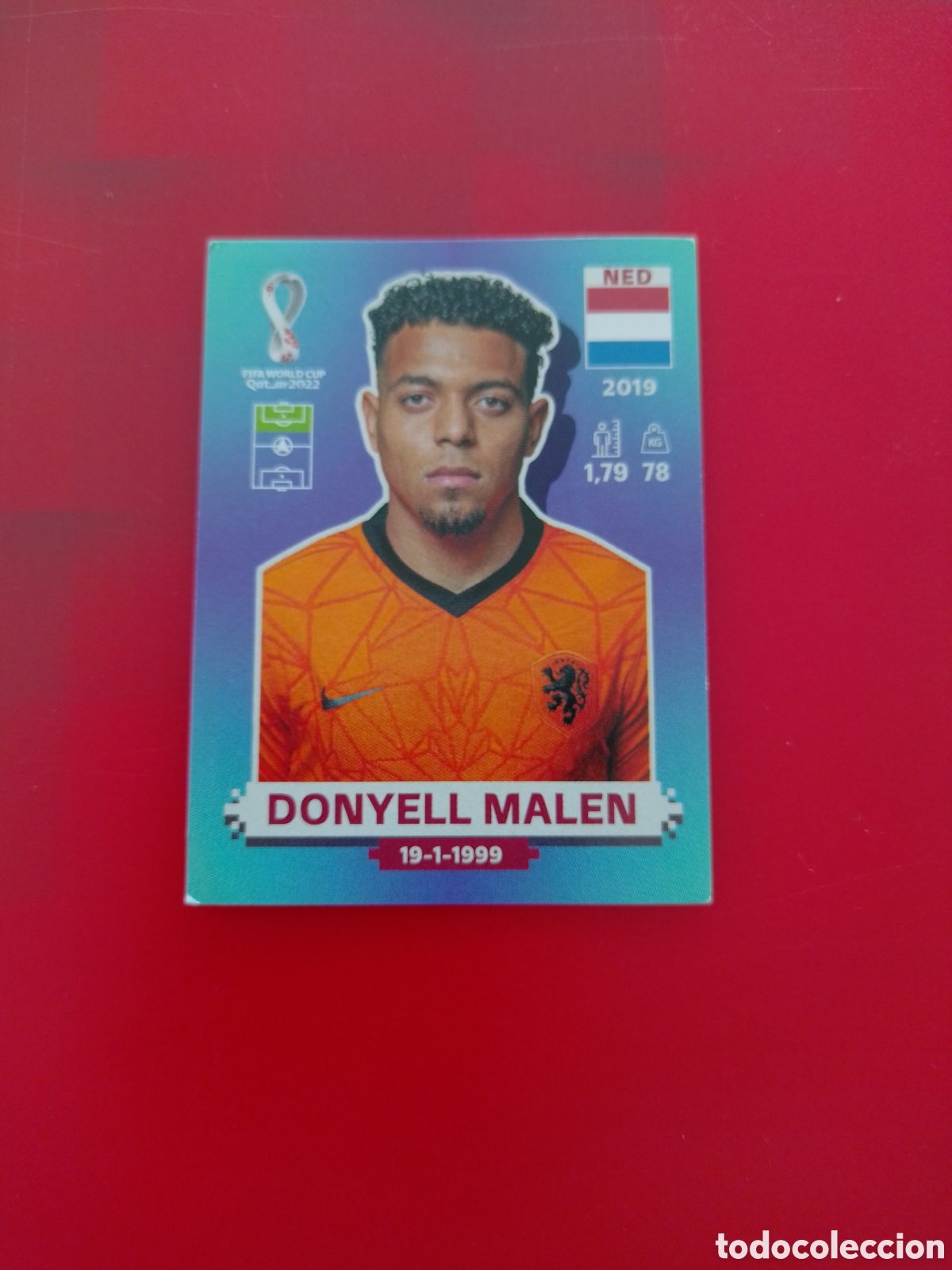 Cromos de F&uacute;tbol: CROMO NUMERO 20 DONYELL MALEN PAISES BAJOS. MUNDIAL QATAR 2022. PANINI.