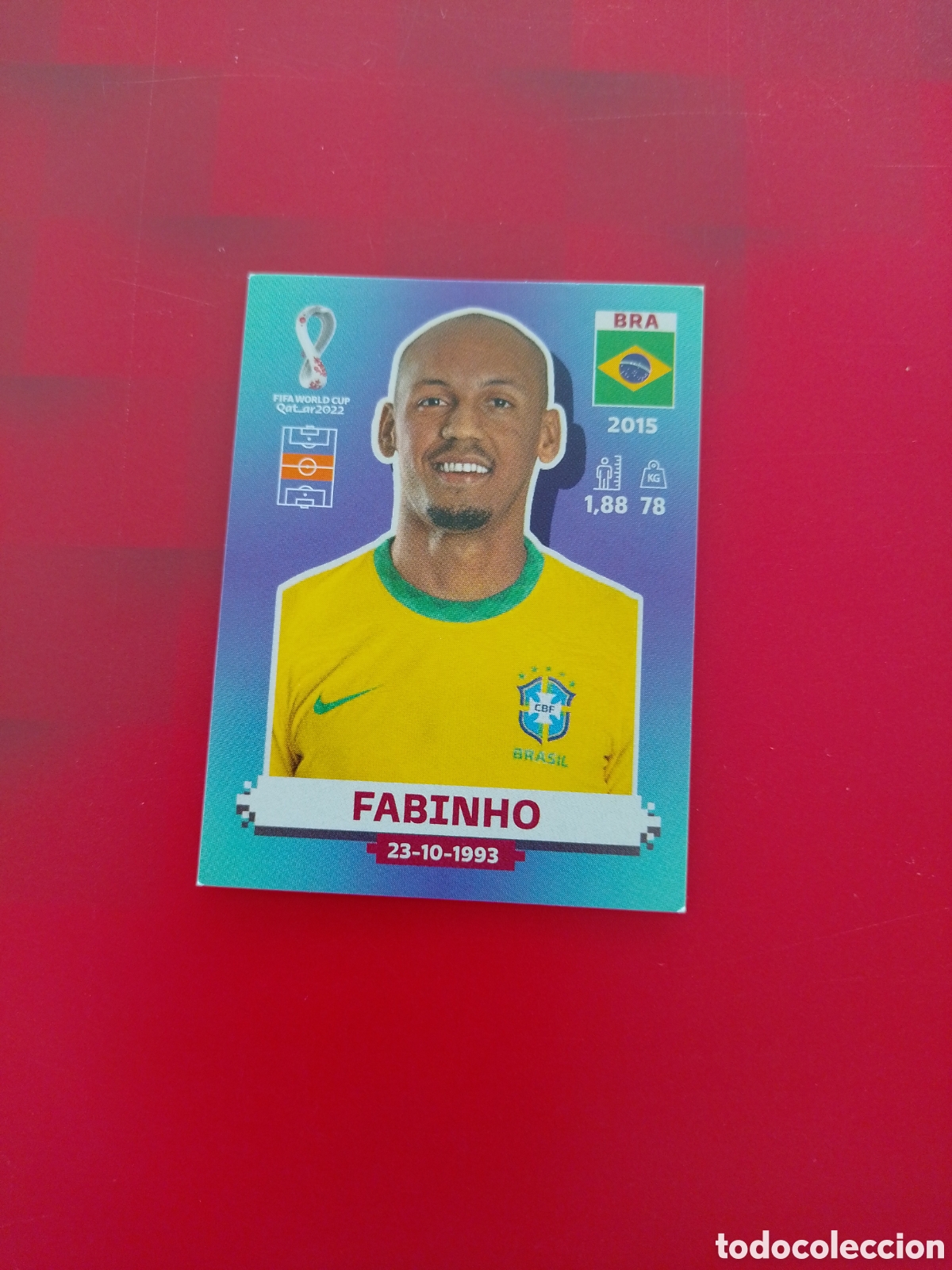 Cromos de F&uacute;tbol: CROMO NUMERO 12 FABINHO BRASIL. MUNDIAL QATAR 2022. PANINI.