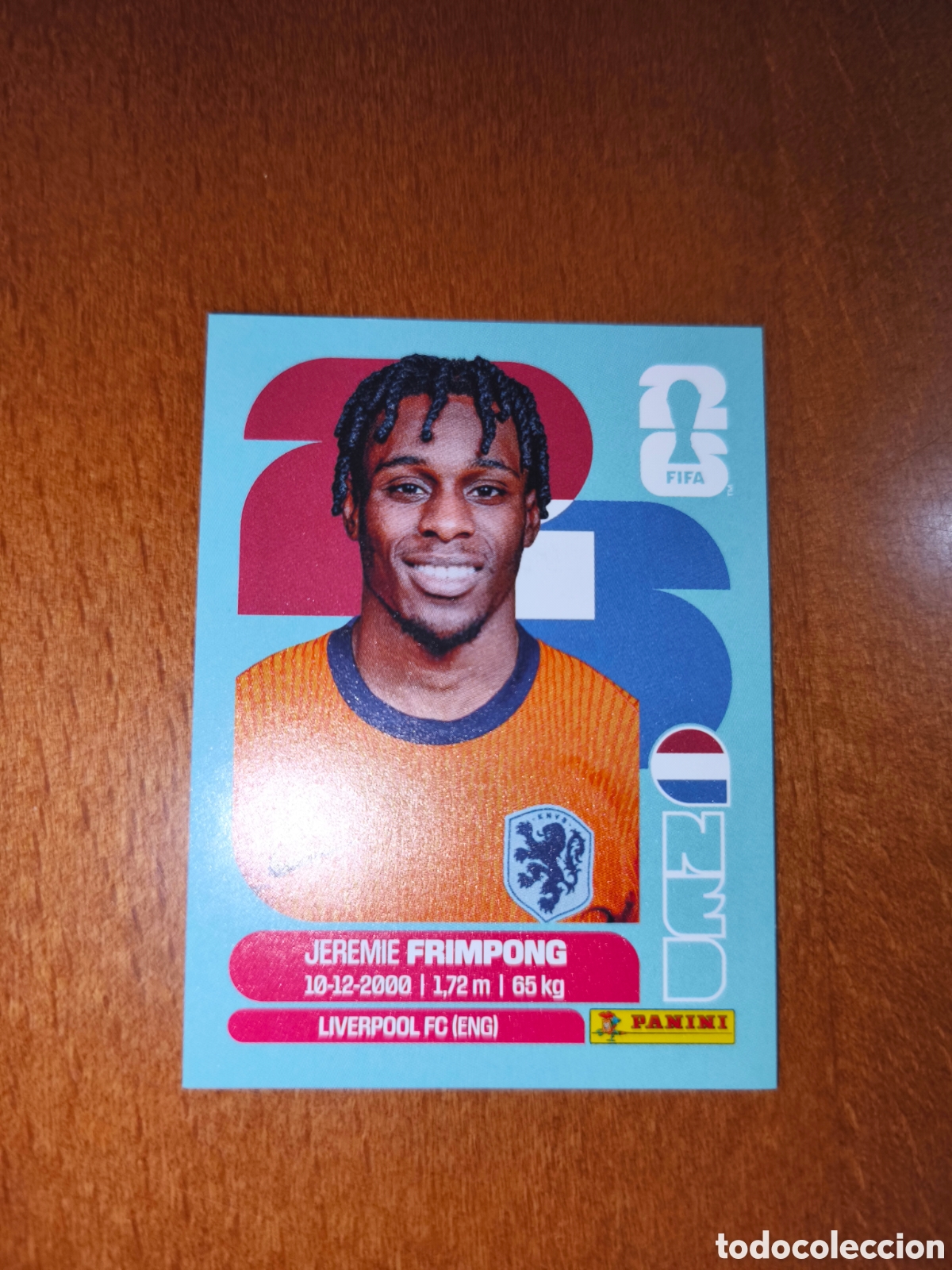Cromos de F&uacute;tbol: NED8 Jeremie Frimpong Fifa World Cup 2026 Holanda Pa&iacute;ses Bajos