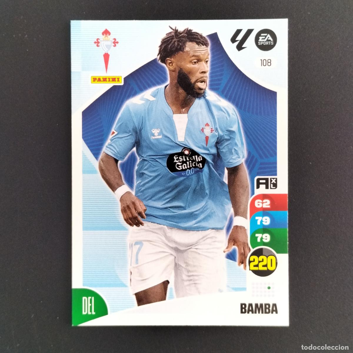 Cromos de F&uacute;tbol: 108 BAMBA CELTA VIGO CROMOS ADRENALYN XL LALIGA CARD 2024 2025 24 25 PANINI