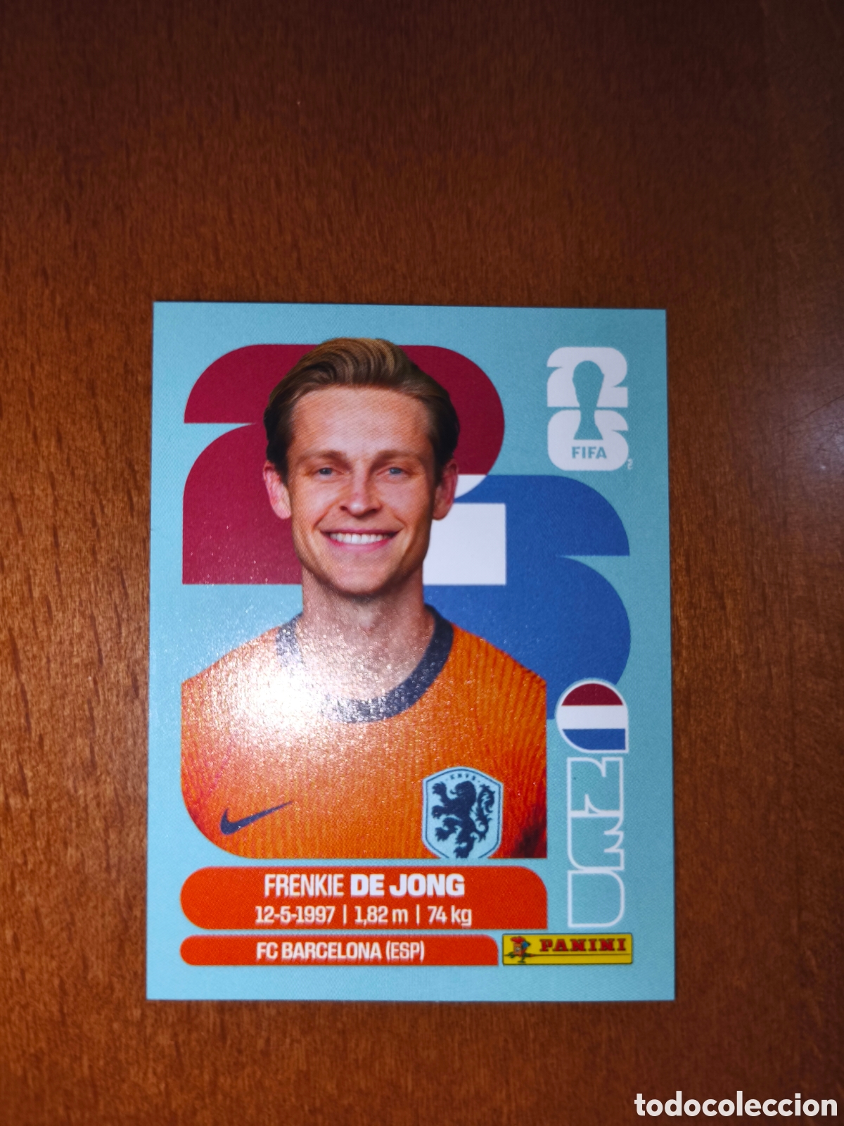 Cromos de F&uacute;tbol: NED14 Frenkie De Jong Fifa World Cup 2026 Holanda Pa&iacute;ses Bajos