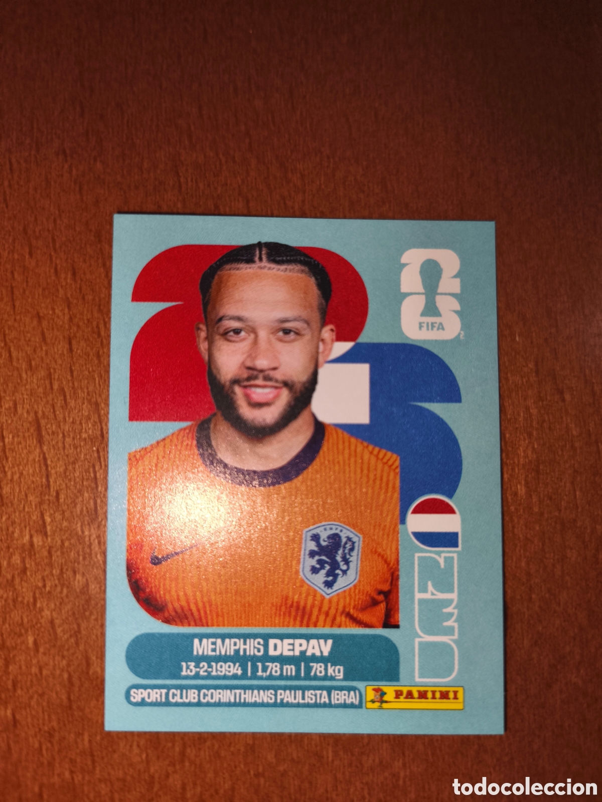 Cromos de F&uacute;tbol: NED17 Memphis Depay Fifa World Cup 2026 Holanda Pa&iacute;ses Bajos