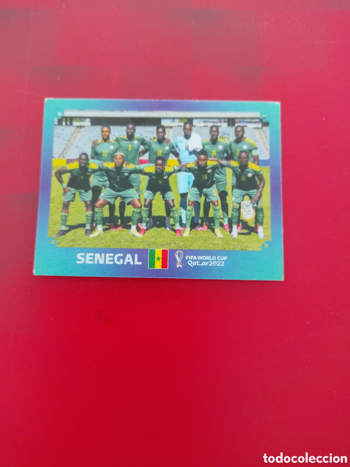 Cromos de F&uacute;tbol: CROMO NUMERO 1 EQUIPO SENEGAL. MUNDIAL QATAR 2022. PANINI.