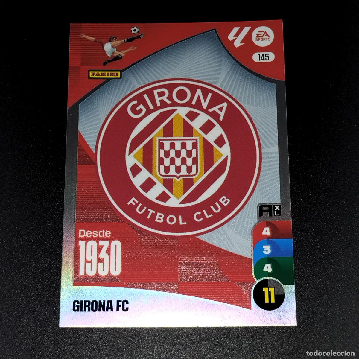 Cromos de F&uacute;tbol: 145 ESCUDO LOGO GIRONA CROMOS ADRENALYN XL LALIGA CARD 2024 2025 24 25 PANINI