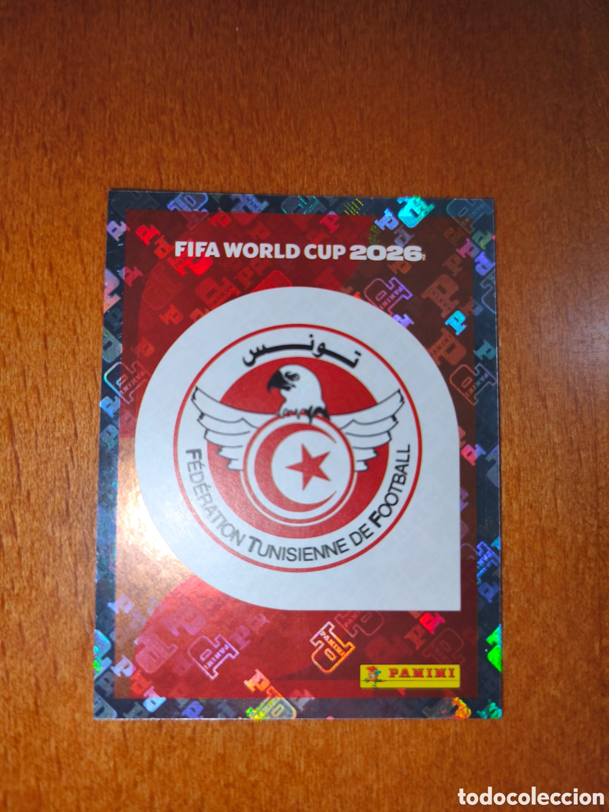 Cromos de F&uacute;tbol: TUN1 Escudo Fifa World Cup 2026 T&uacute;nez