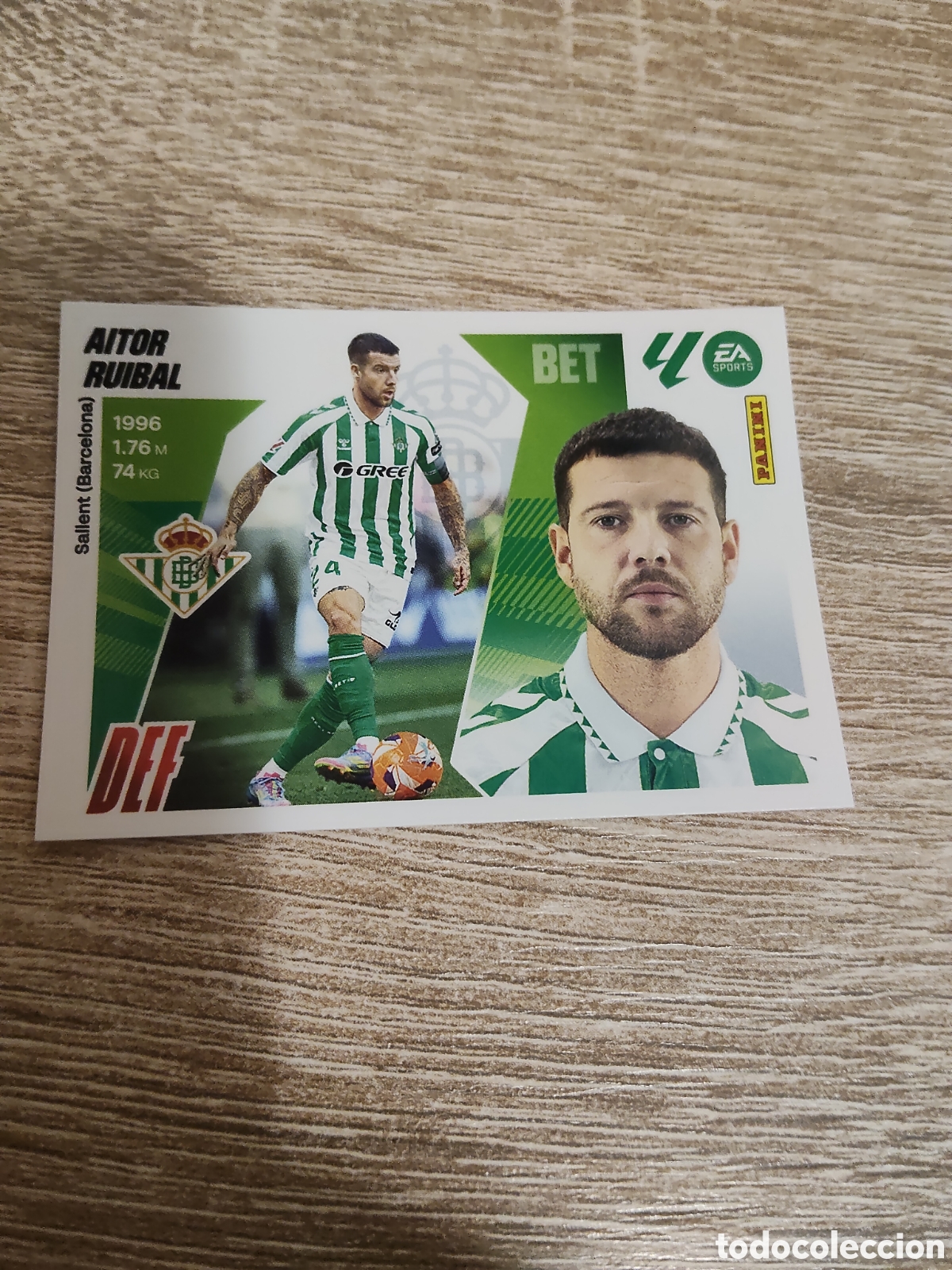 Football Stickers: Aitor Ruibal Real Betis liga 2025 2026 25 26 ediciones este