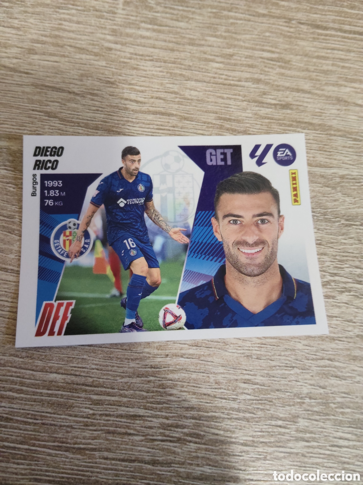 Football Stickers: Diego Rico Getafe liga 2025 2026 25 26 ediciones este