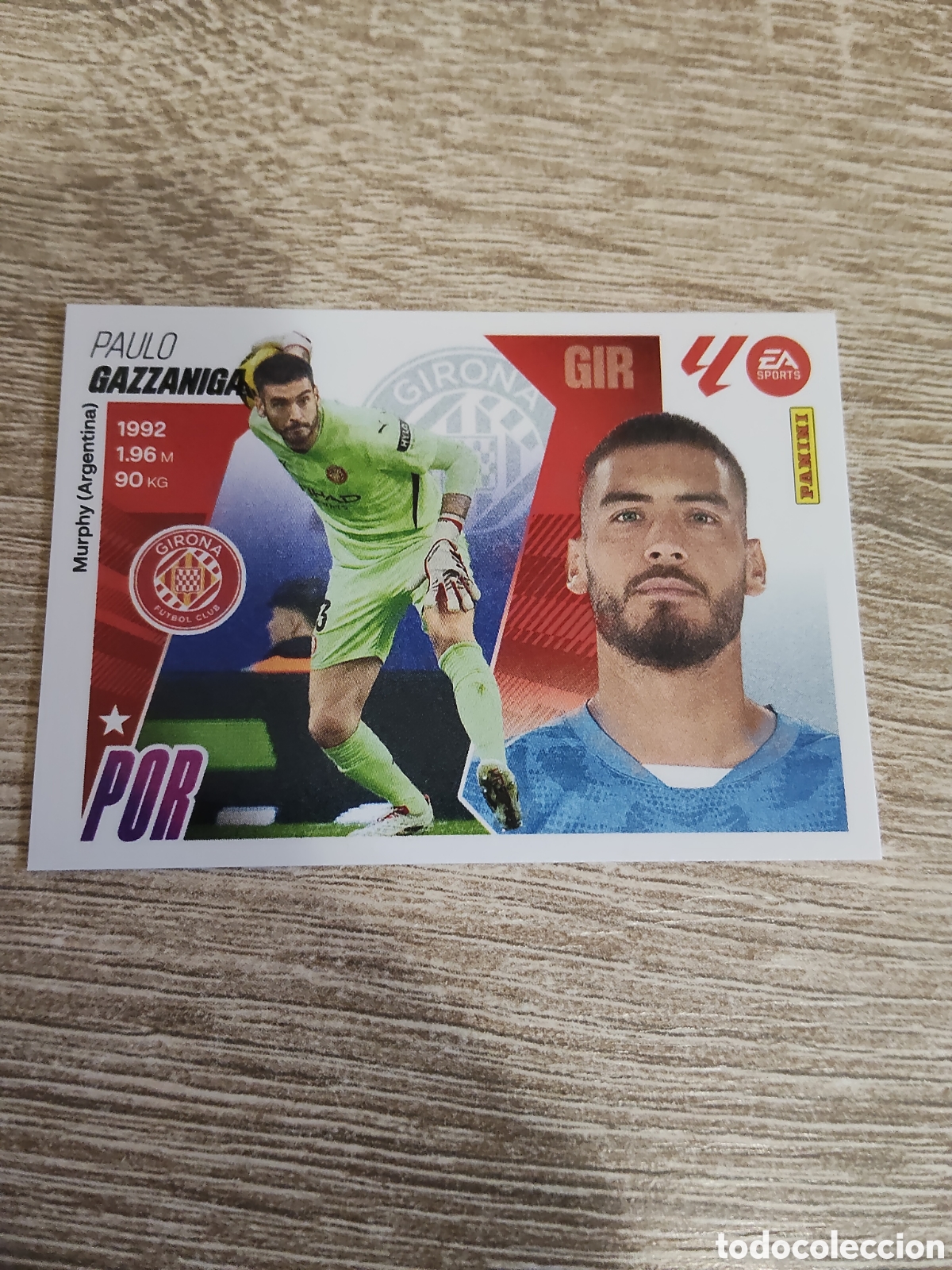Football Stickers: Gazzaniga Girona liga 2025 2026 25 26 ediciones este