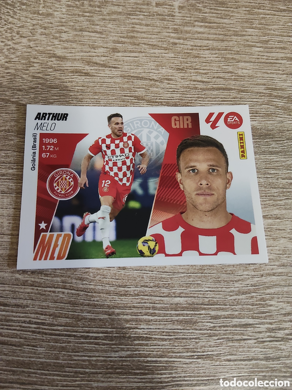 Football Stickers: Arthur Girona liga 2025 2026 25 26 ediciones este